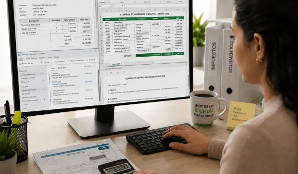Calculadora y formulario de declaración de renta de la DIAN